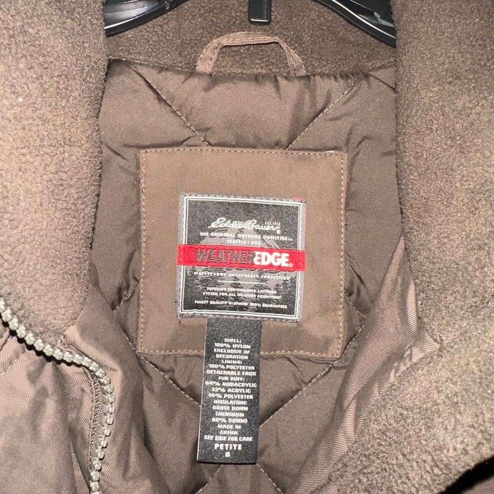 Eddie Bauer Premium Quality Goose down waterproof Jacket.